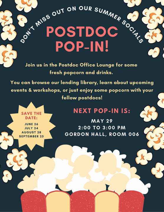 Postdoc pop-in