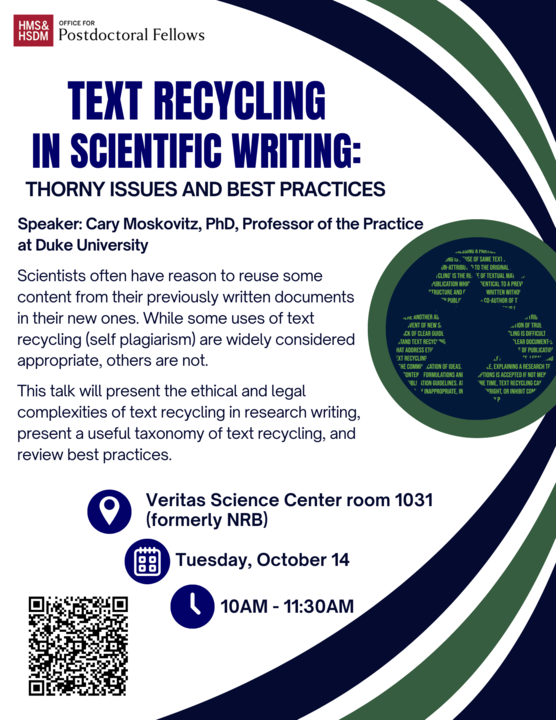 text recycling