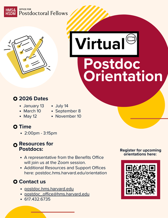 2026 postdoc orientation