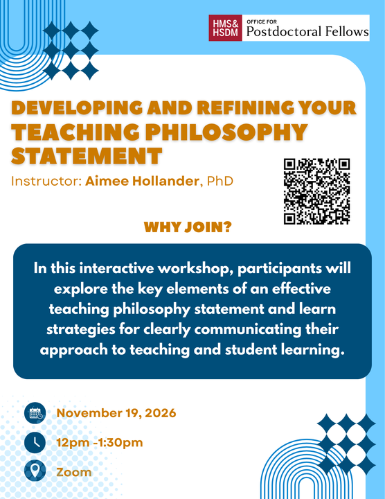Developing and Refining Your Teaching Statement 11.19.26
